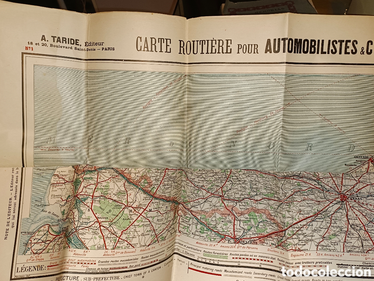 Mapas contempor&aacute;neos: Carte Taride N 1 en franc&eacute;s - Foto 5
