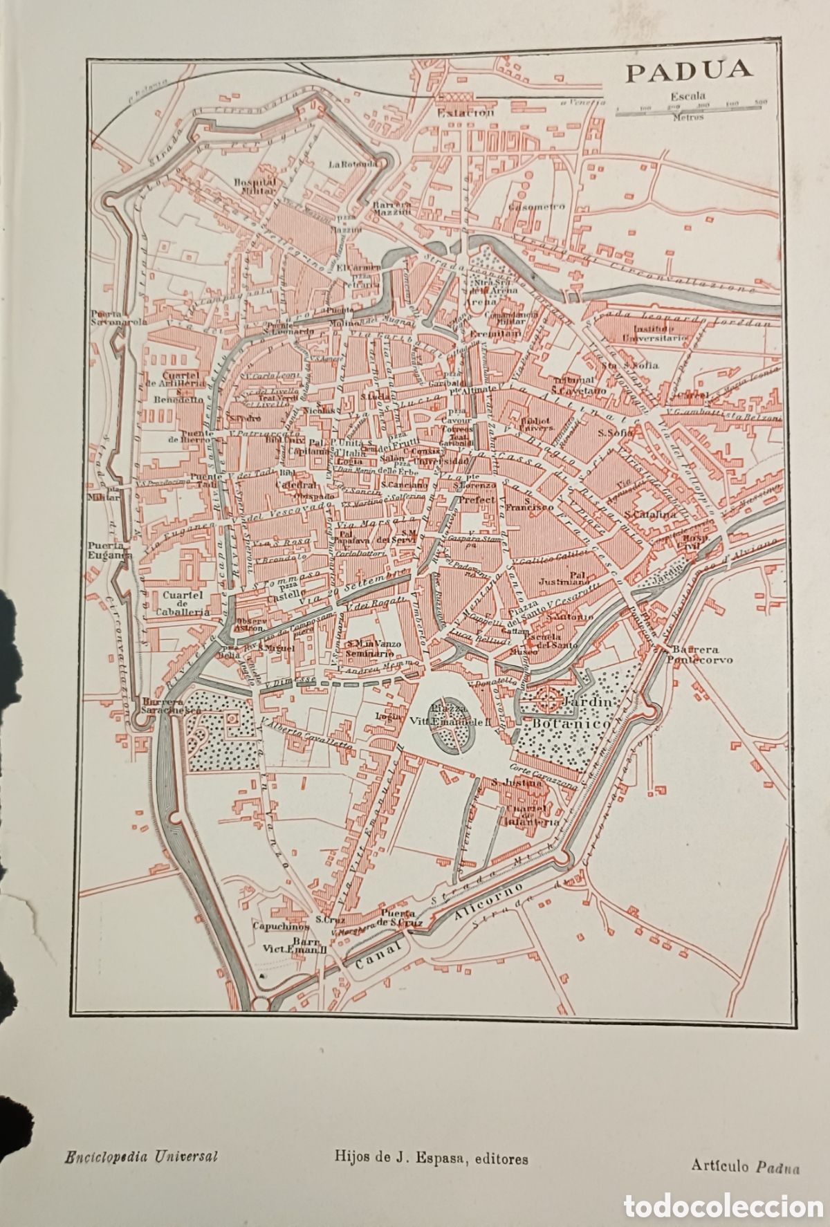 Mapas contempor&aacute;neos: Antiguo Plano de Padua - Foto 1