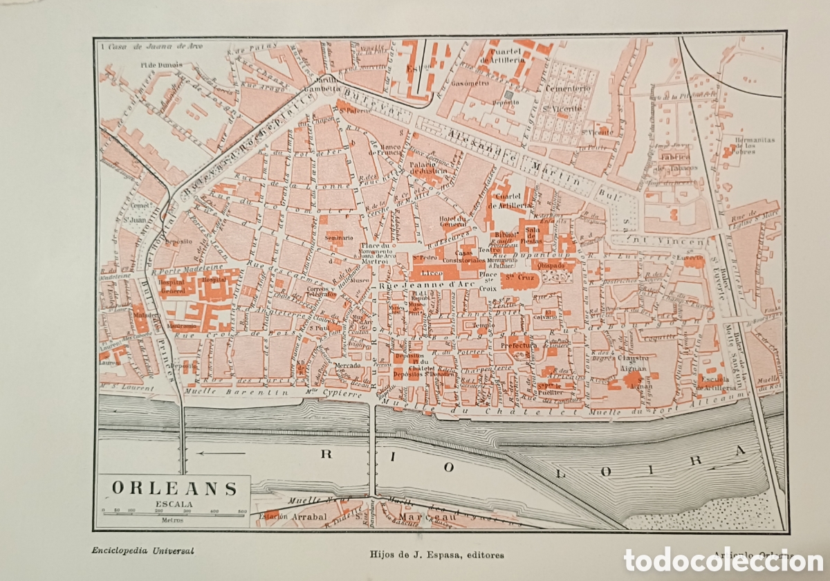 Mapas contempor&aacute;neos: Antiguo Plano de Orleans - Foto 1