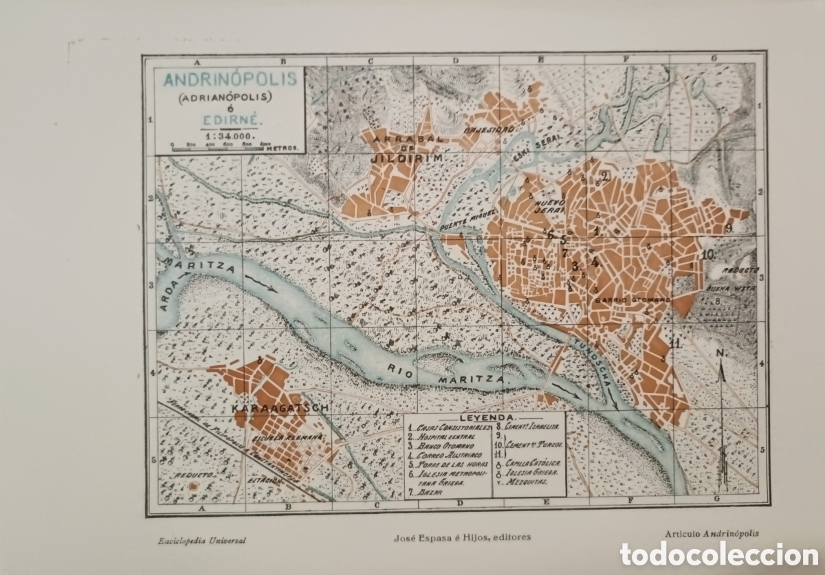 Mapas contempor&aacute;neos: Plano de Andrinopolis - Foto 1