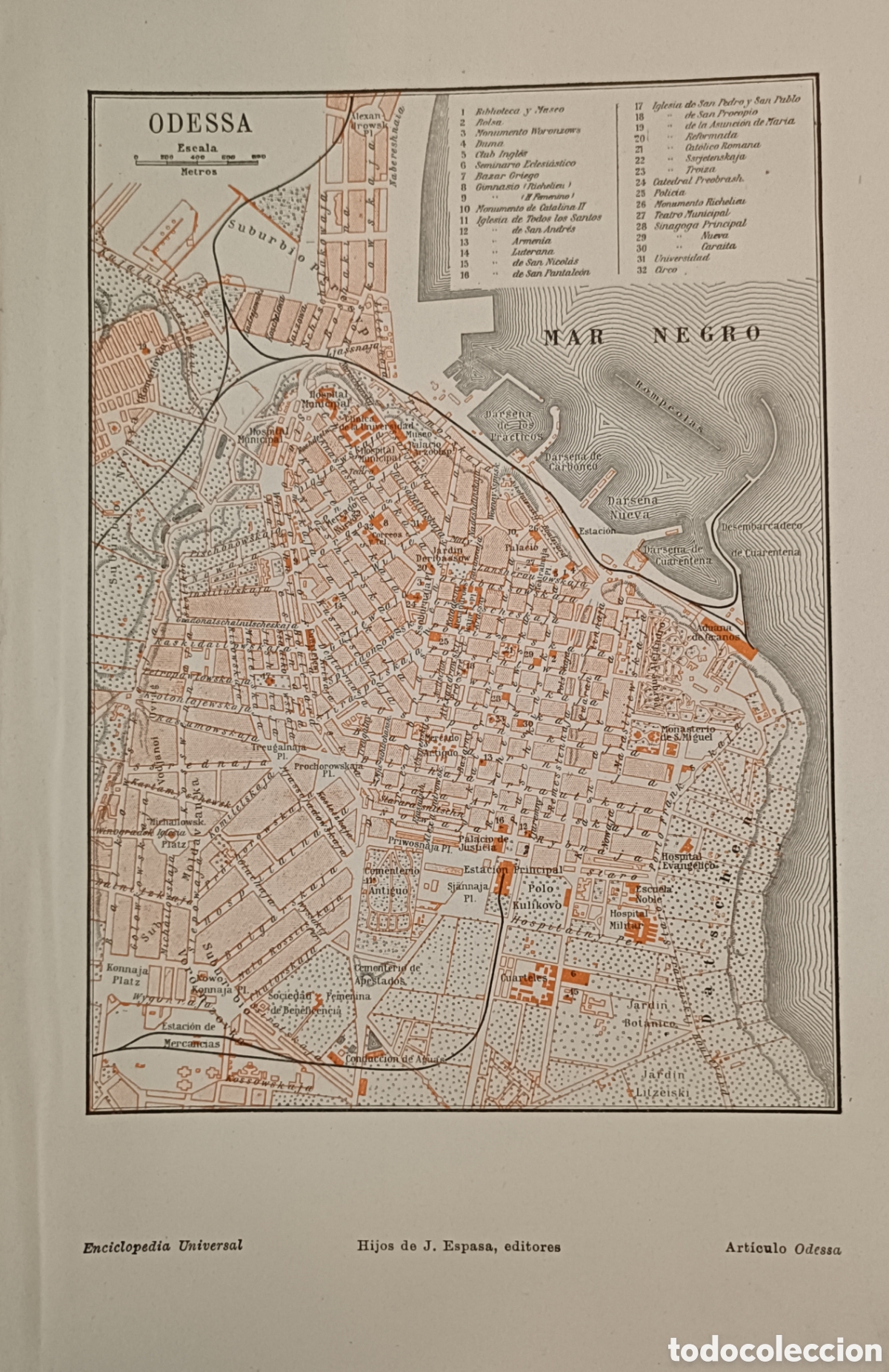 Mapas contempor&aacute;neos: Antiguo Plano de Odessa - Foto 1