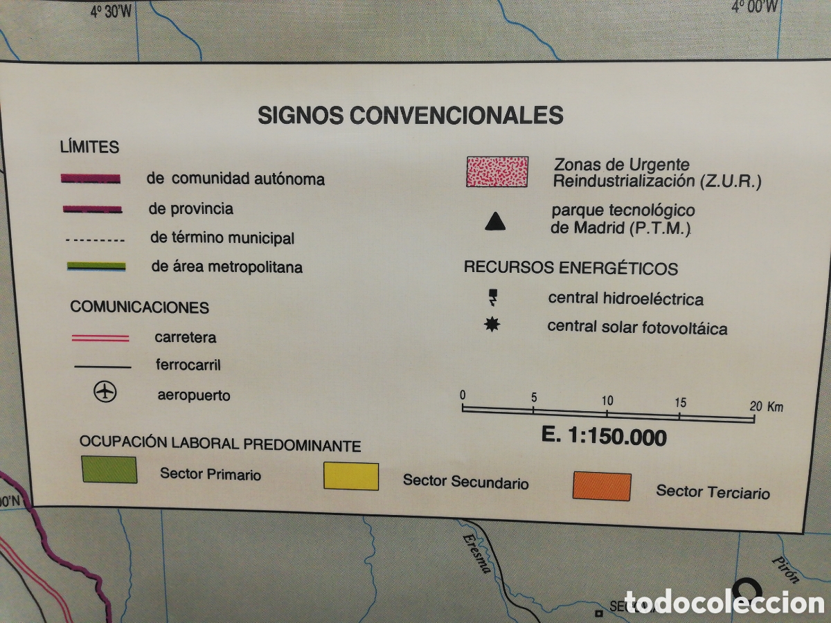 Mapas contempor&aacute;neos: Mapa Comunidad de Madrid. - Foto 2