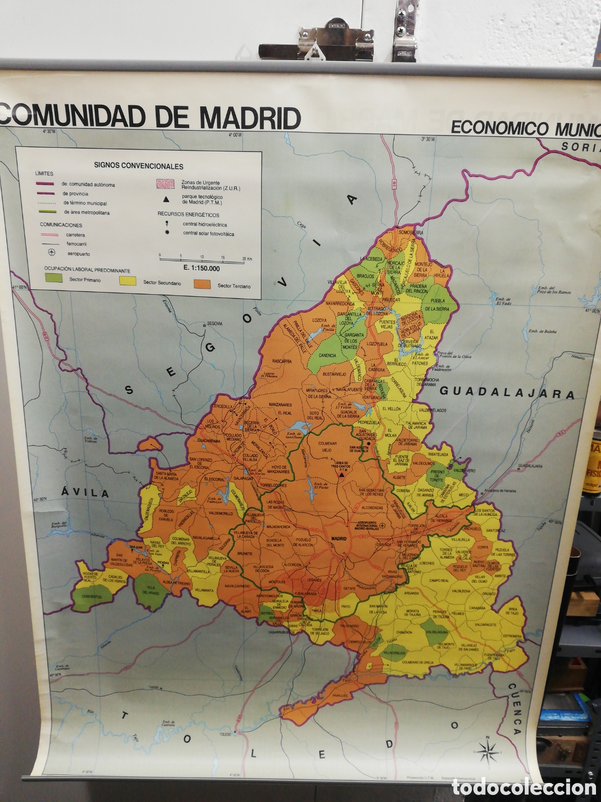 Mapas contempor&aacute;neos: Mapa Comunidad de Madrid. - Foto 1