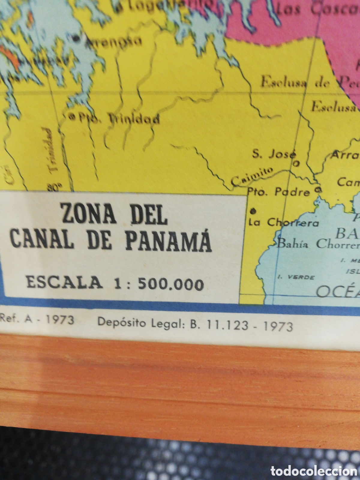 Mapas contempor&aacute;neos: Mapa Am&eacute;rica Central. Seix Barral. 1973. - Foto 3
