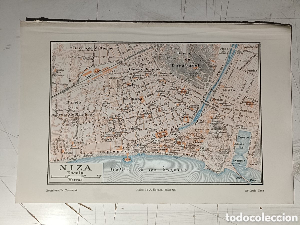 Mapas contempor&aacute;neos: Antiguo Plano de Niza - Foto 1