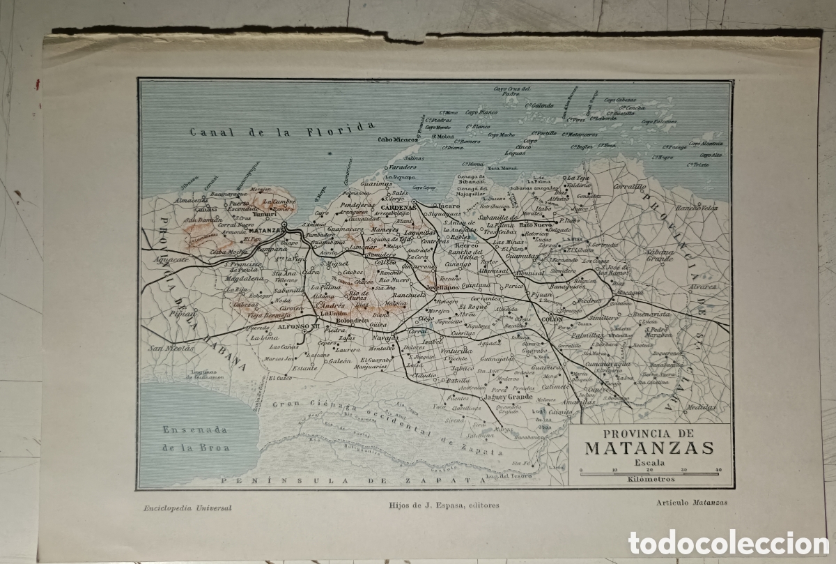 Mapas contempor&aacute;neos: Mapa de la provincia de Matanzas - Foto 1