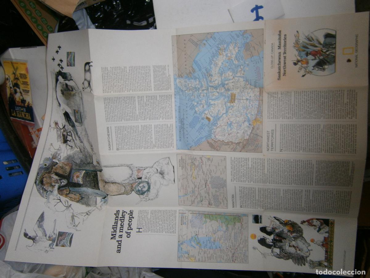 Mapas contempor&aacute;neos: MAPA DE GRAN TAMA&Ntilde;O - CANADA - Foto 2