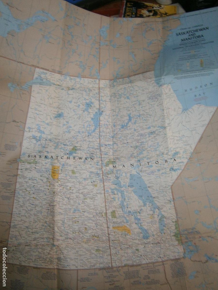 Mapas contempor&aacute;neos: MAPA DE GRAN TAMA&Ntilde;O - CANADA - Foto 1