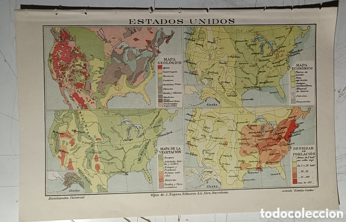 Mapas contempor&aacute;neos: Mapas de Estados Unidos - Foto 1