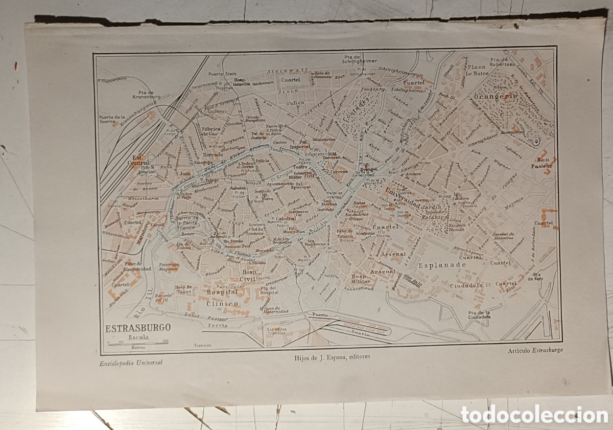 Mapas contempor&aacute;neos: Antiguo Plano de Estrasburgo - Foto 1