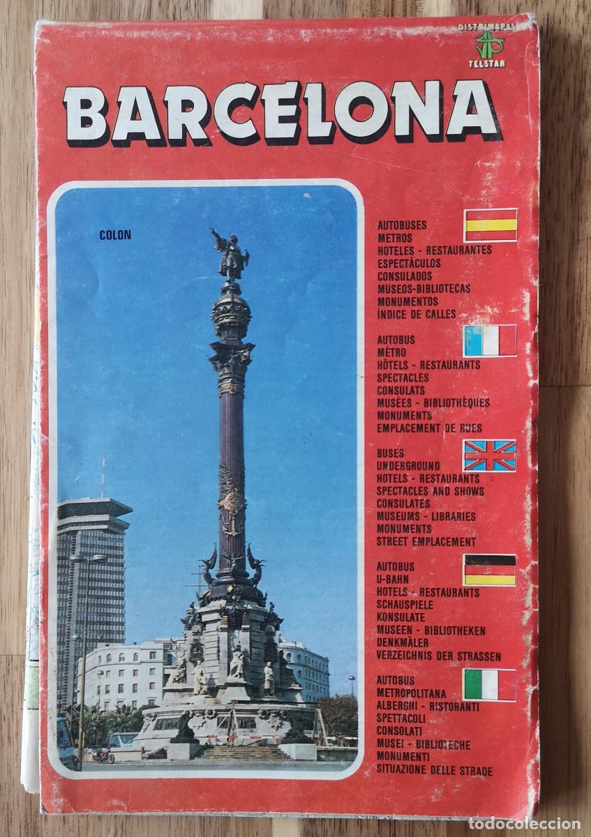 Mapas contempor&aacute;neos: MAPA BARCELONA ( TELSTAR ) 1983 - Foto 1