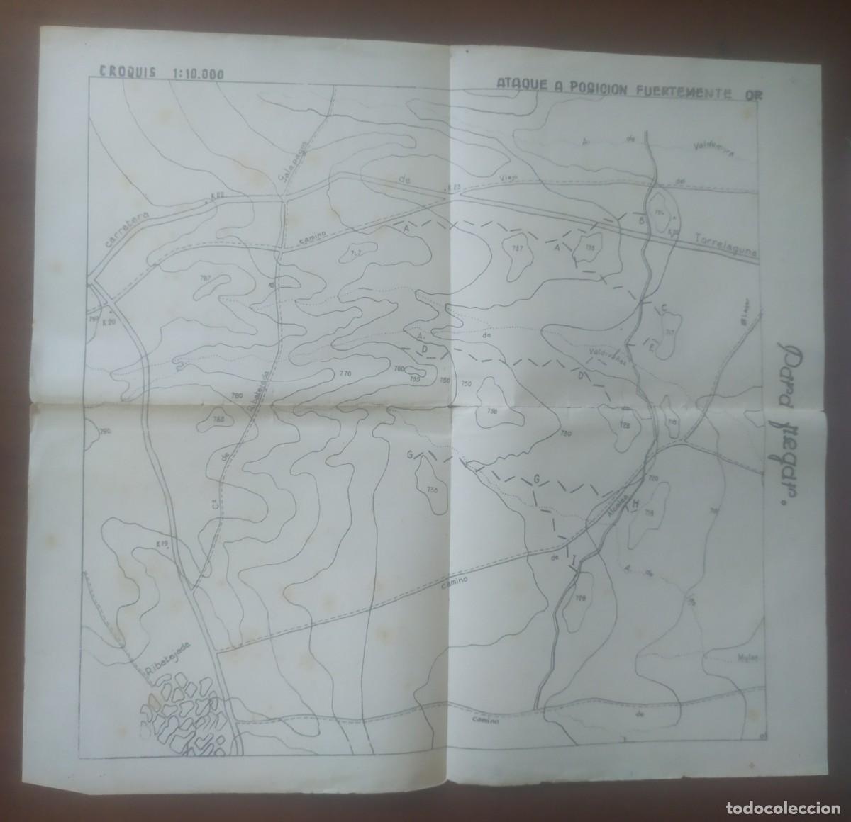 Mapas contempor&aacute;neos: Plano de ataque a posici&oacute;n, Ribatejada - Foto 1