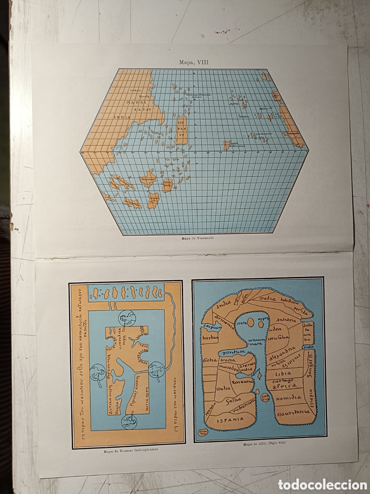 Mapas contempor&aacute;neos: Lamina de Diversos mapas antiguos - Foto 1