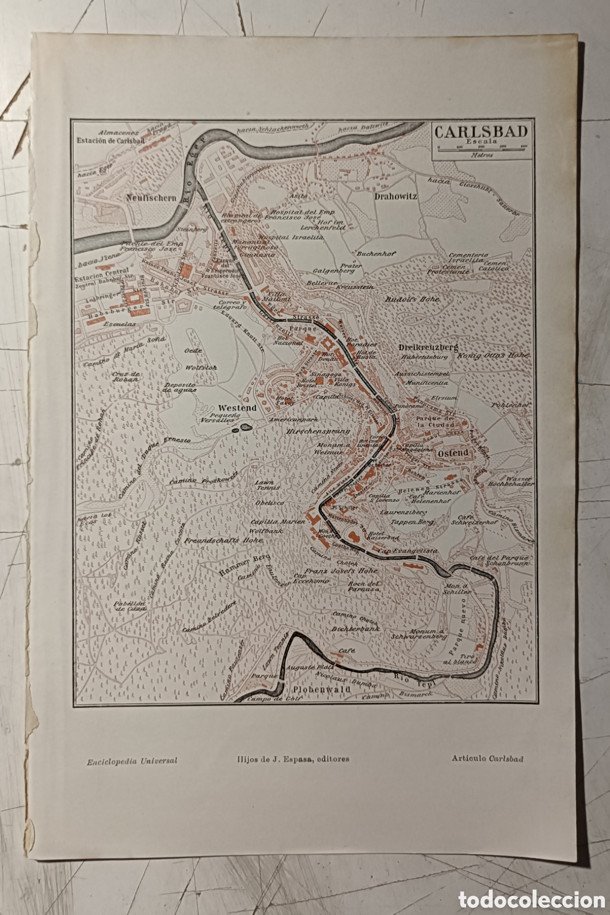 Mapas contempor&aacute;neos: Lamina de mapa de Calsbad - Foto 1