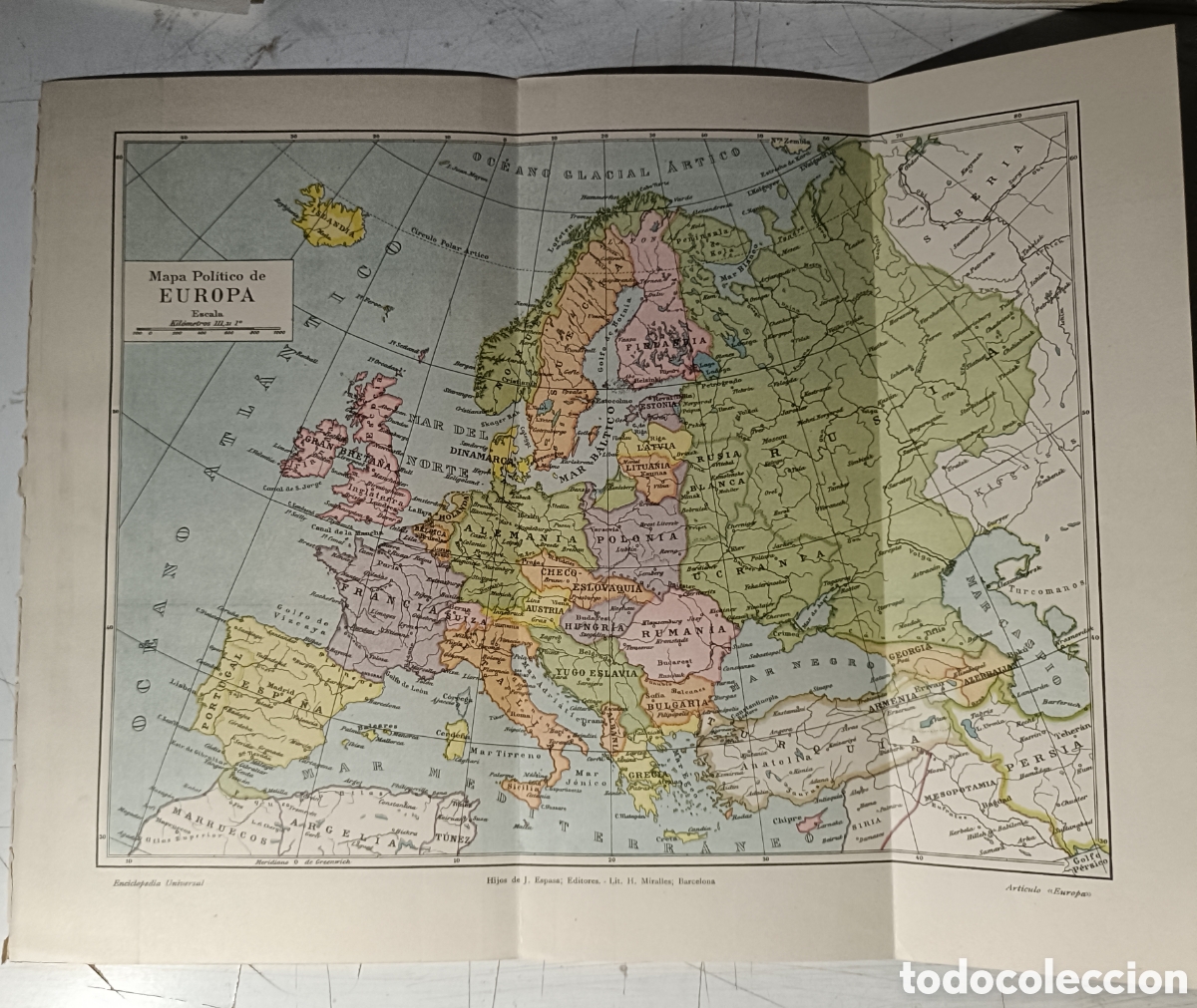 Mapas contempor&aacute;neos: Mapa pol&iacute;tico de Europa - Foto 1