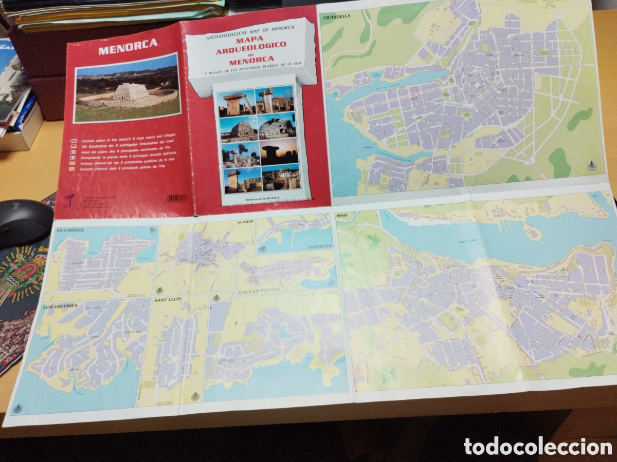 Mapas contempor&aacute;neos: MAPA ARQUEOL&Oacute;GICO DE MENORCA - Foto 3