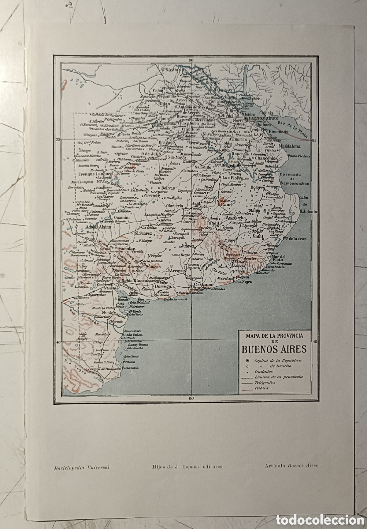 Mapas contempor&aacute;neos: Mapa de la provincia de Buenos Aires - Foto 1