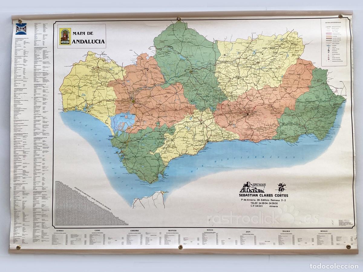 Mapas contempor&aacute;neos: Mapa de Andaluc&iacute;a &ndash; PLAYMA &ndash; 1983 - Foto 1