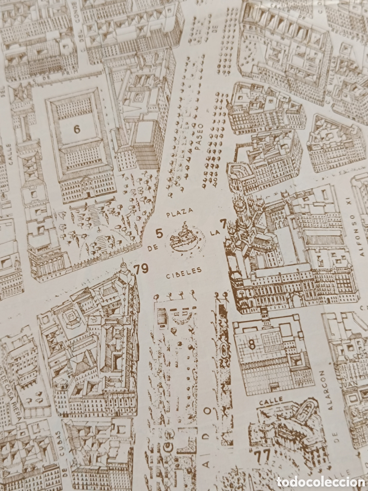 Mapas contempor&aacute;neos: Mapa Madrid monumental a&ntilde;os 80 - Foto 4