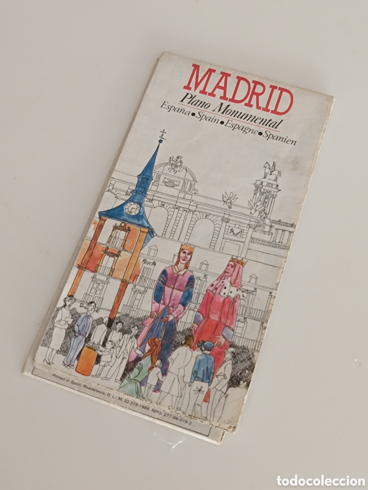 Mapas contempor&aacute;neos: Mapa Madrid monumental a&ntilde;os 80 - Foto 1