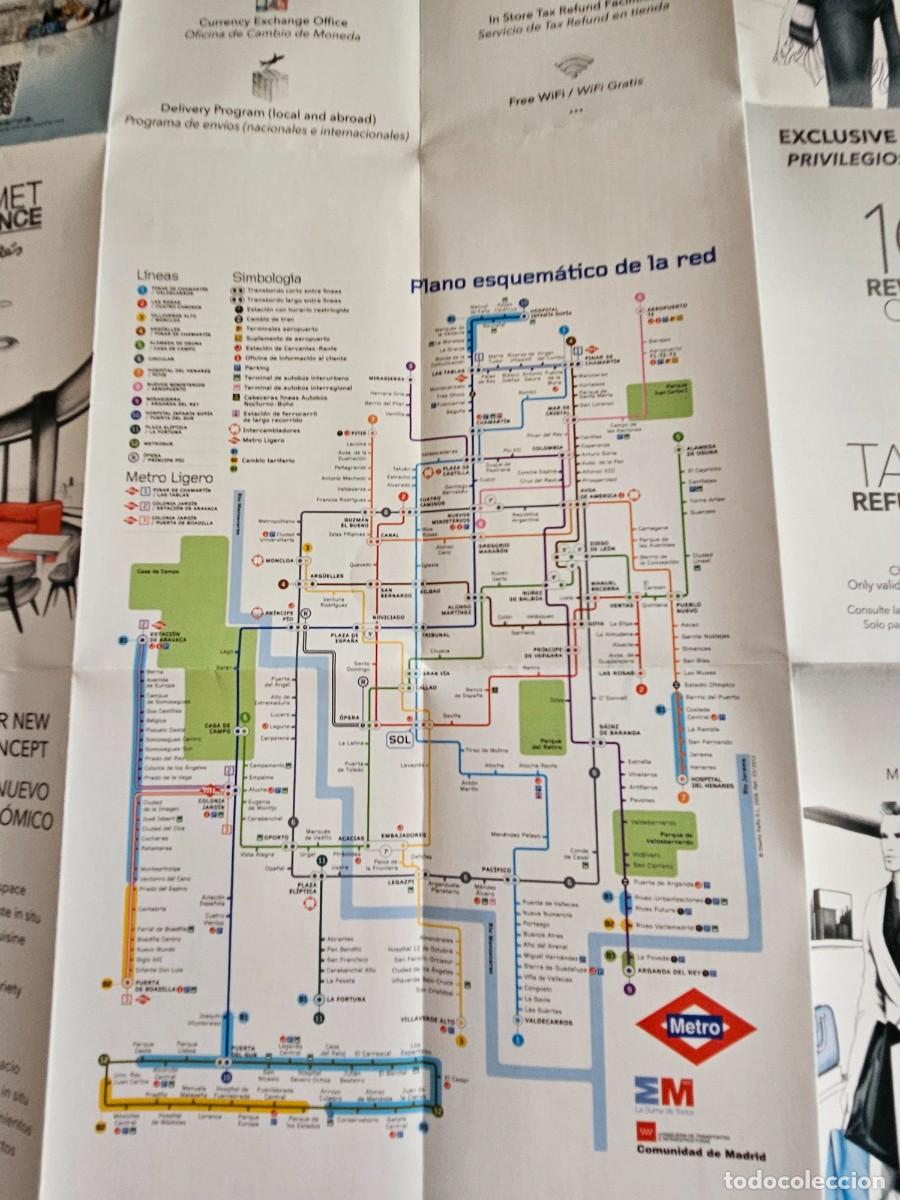 Mapas contempor&aacute;neos: Mapa Desplegable De La Ciudad De Madrid. - Foto 10