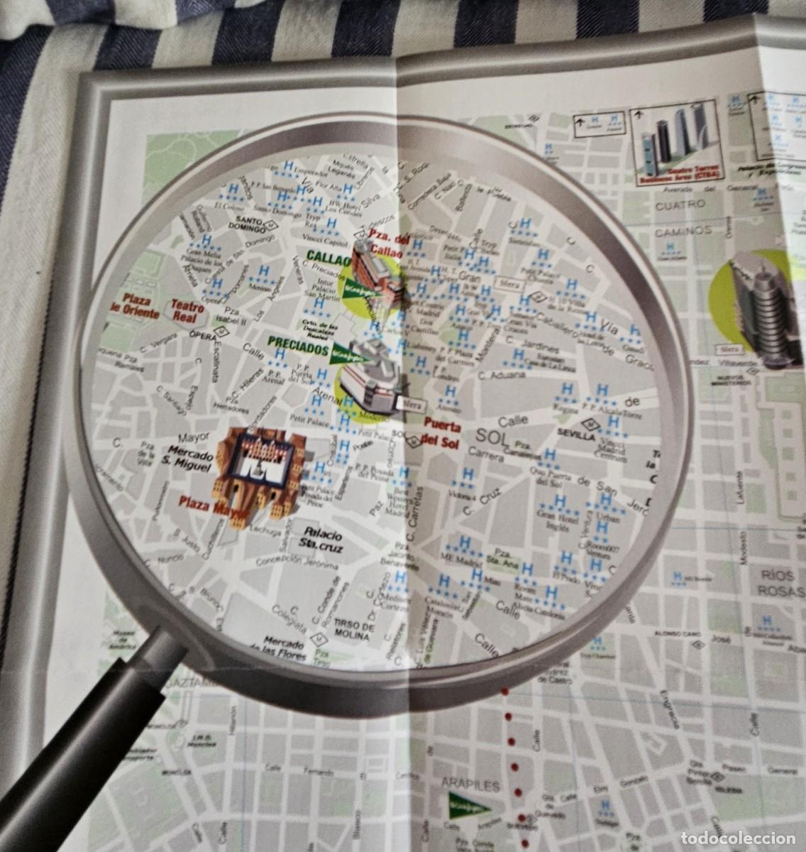 Mapas contempor&aacute;neos: Mapa Desplegable De La Ciudad De Madrid. - Foto 13