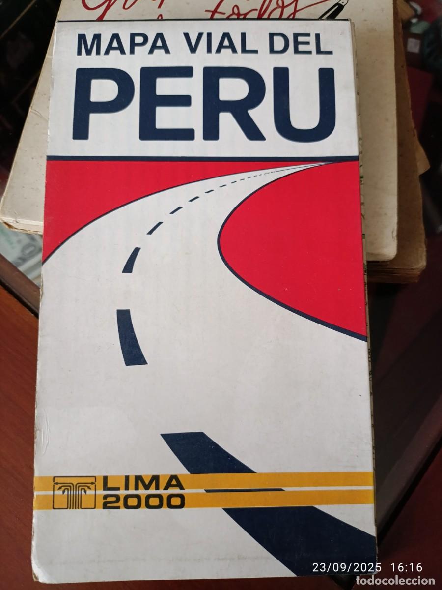 Mapas contempor&aacute;neos: Mapa vial del Peru. Mapa - Foto 1