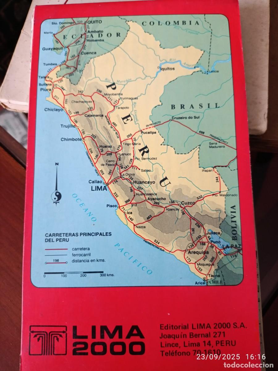 Mapas contempor&aacute;neos: Mapa vial del Peru. Mapa - Foto 2