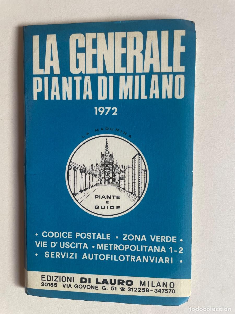 Mapas contempor&aacute;neos: Plano de Mil&aacute;n. La Generale. 1972 - Foto 1