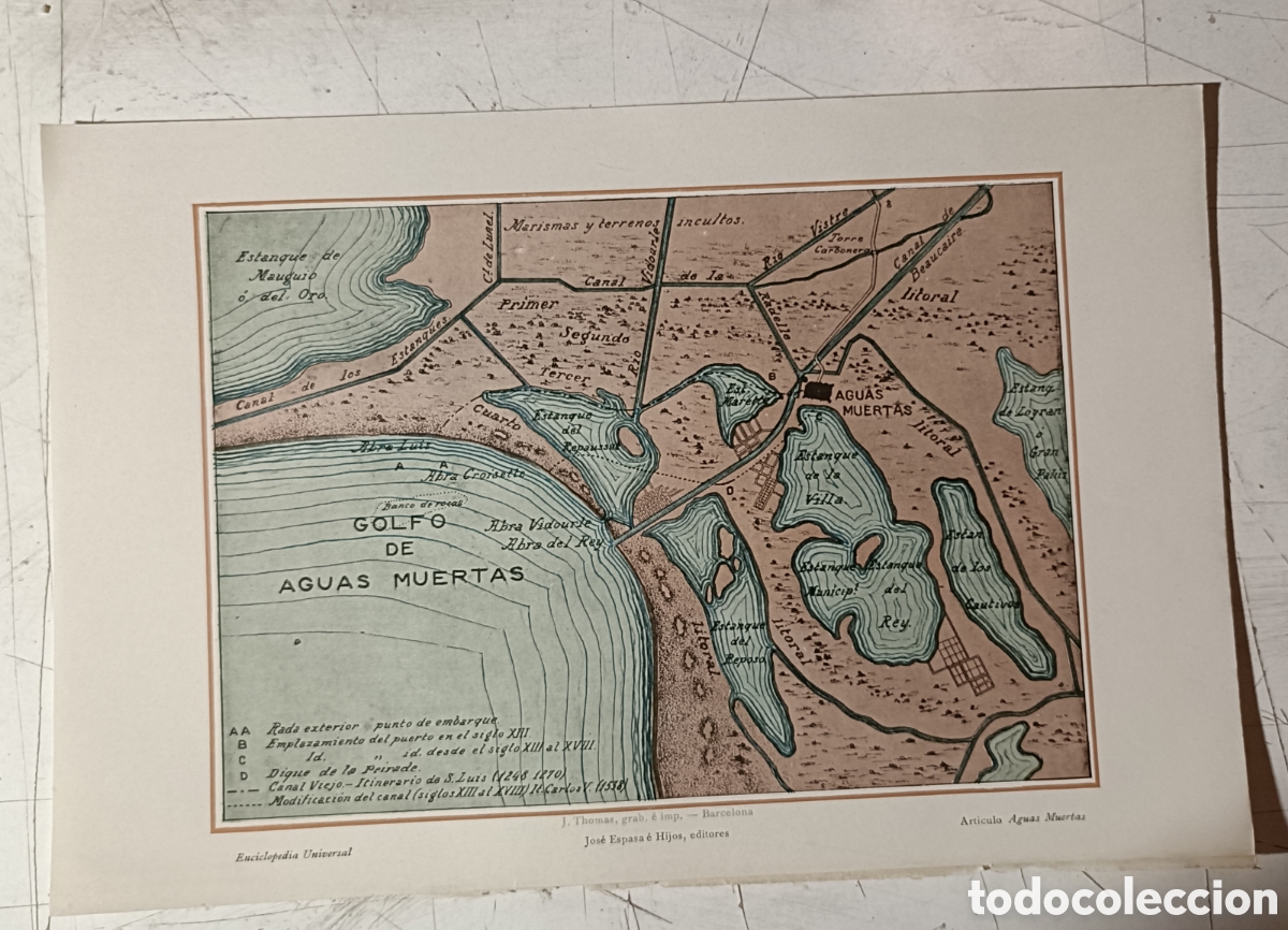 Mapas contempor&aacute;neos: Mapa del Golfo de Aguas Muertas - Foto 1