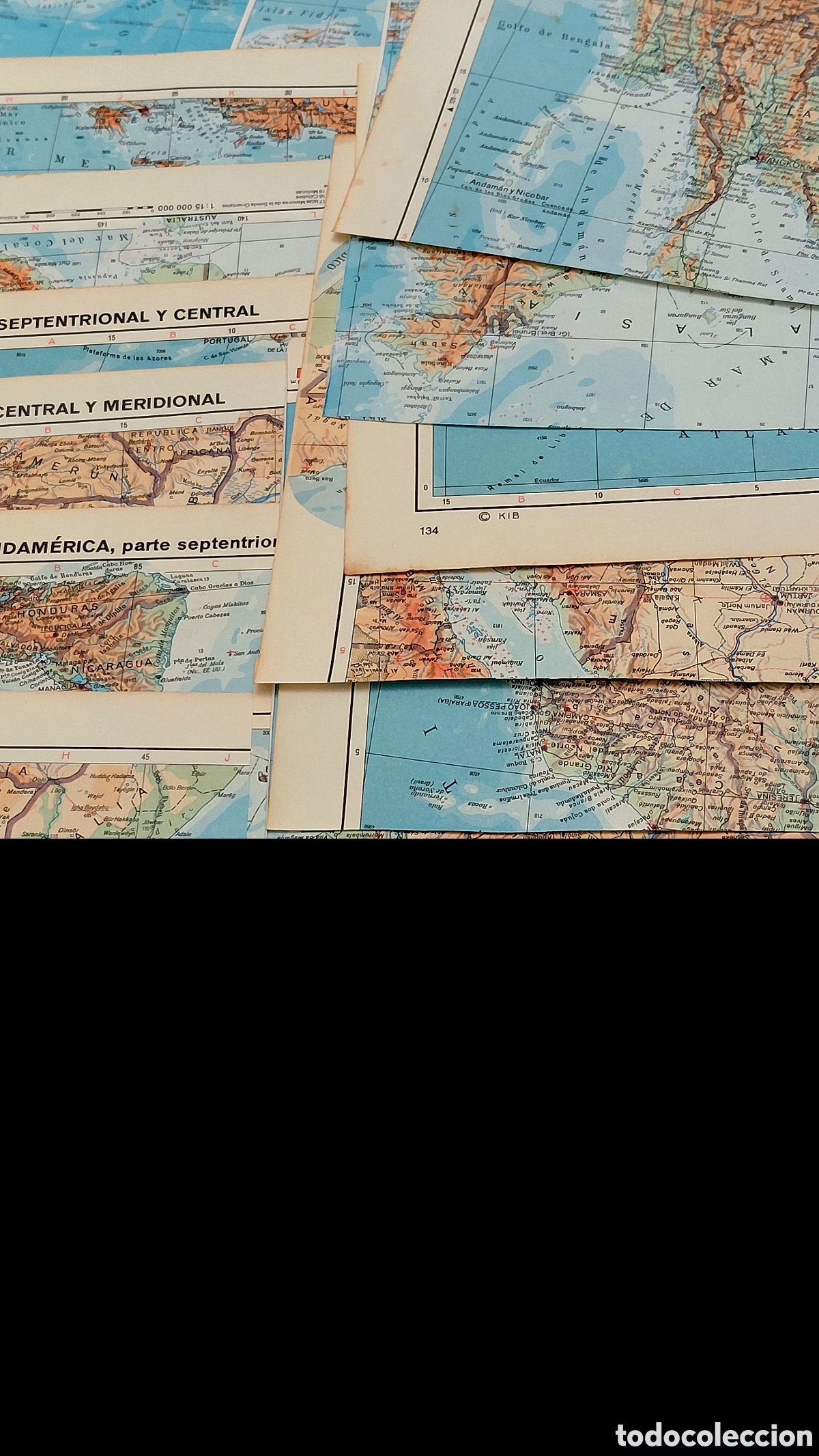 Mapas contempor&aacute;neos: LOTE DE MAPAS PARA COLLAGE O DECORACION - Foto 2