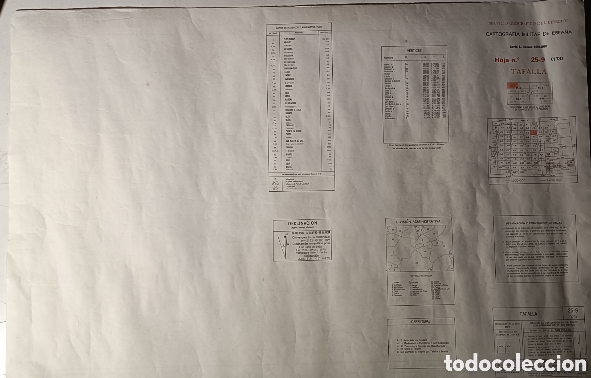 Mapas contempor&aacute;neos: Antiguo mapa de Tafalla. - Foto 2