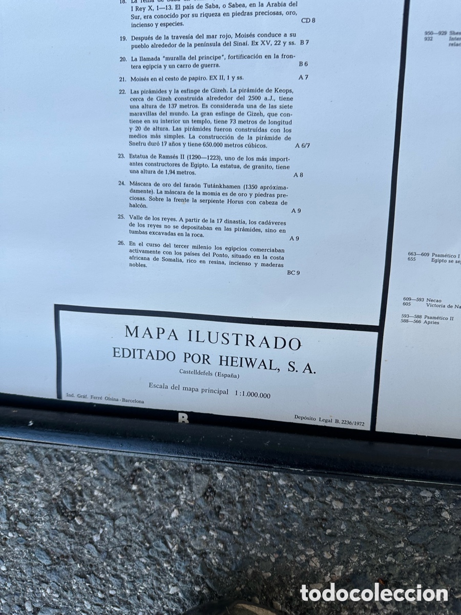 Mapas contempor&aacute;neos: MAPA ILUSTRADO - ANTIGUO TESTAMENTO- Las Doce Tribus- - Foto 2