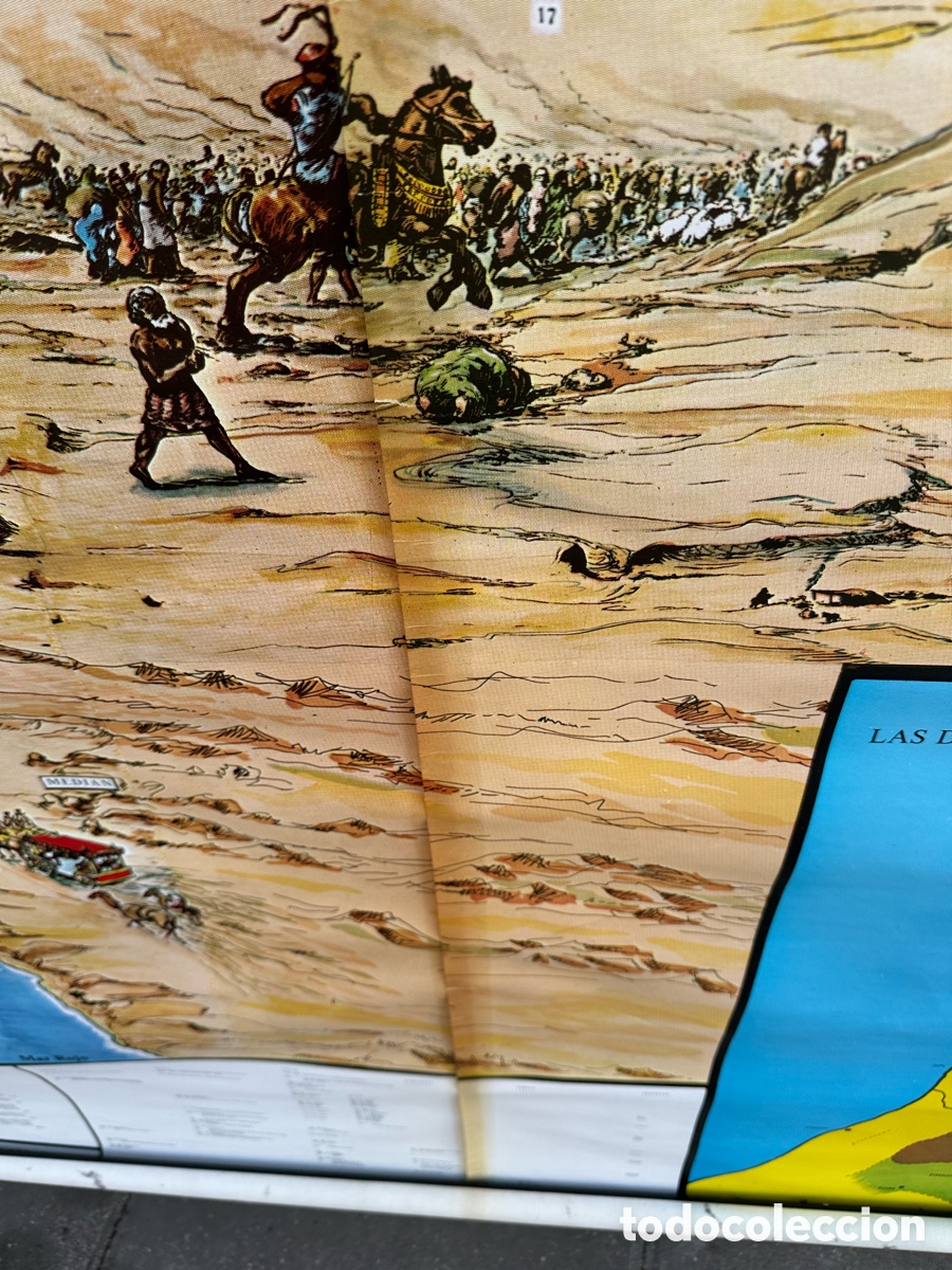 Mapas contempor&aacute;neos: MAPA ILUSTRADO - ANTIGUO TESTAMENTO- Las Doce Tribus- - Foto 8