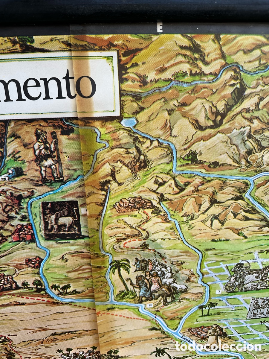 Mapas contempor&aacute;neos: MAPA ILUSTRADO - ANTIGUO TESTAMENTO- Las Doce Tribus- - Foto 13