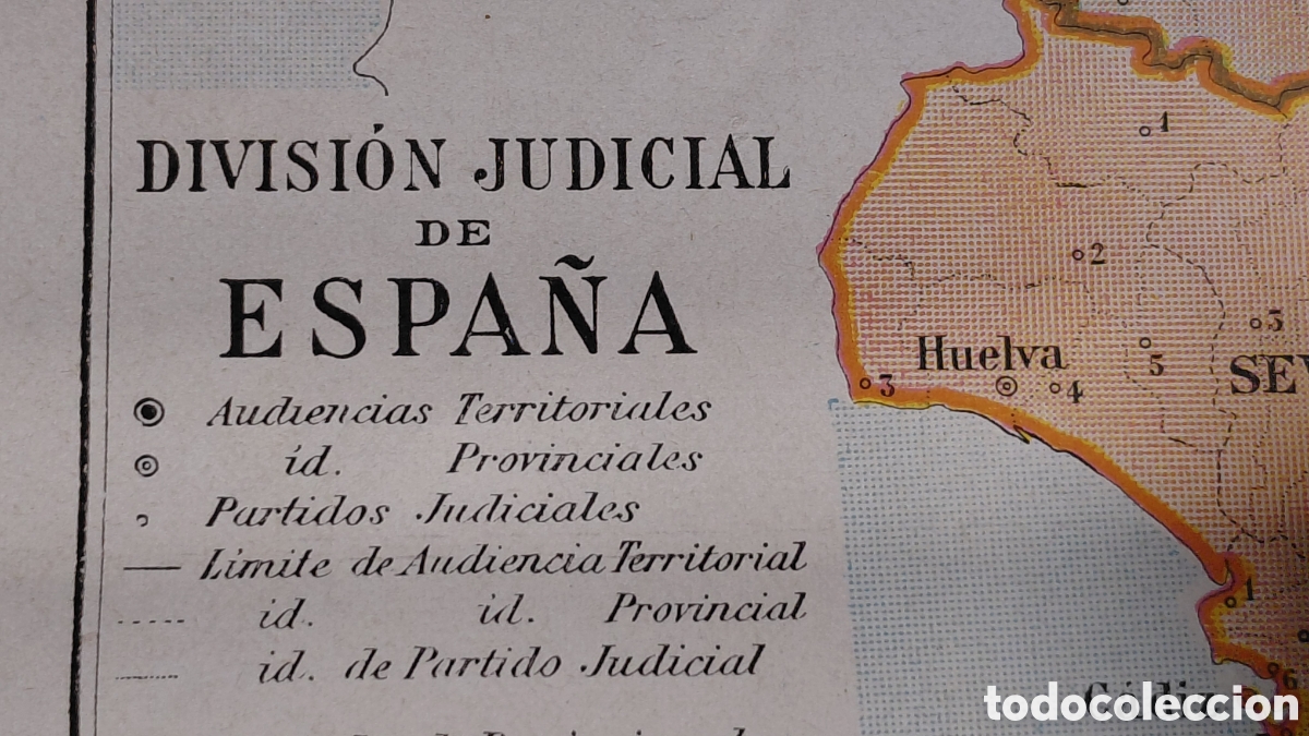 Mapas contempor&aacute;neos: Mapa Espa&ntilde;a 1934 divisi&oacute;n Judicial - Foto 4