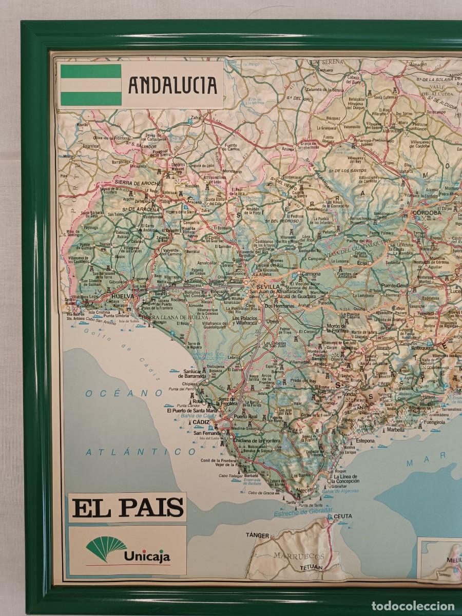 Mapas contempor&aacute;neos: MAPA EN RELIEVE DE ANDALUC&Iacute;A - Foto 4
