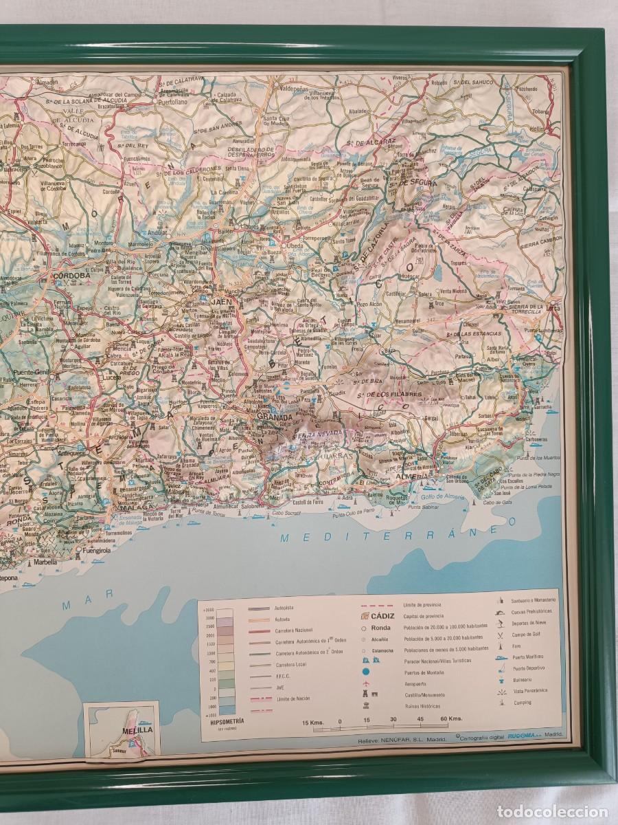 Mapas contempor&aacute;neos: MAPA EN RELIEVE DE ANDALUC&Iacute;A - Foto 5
