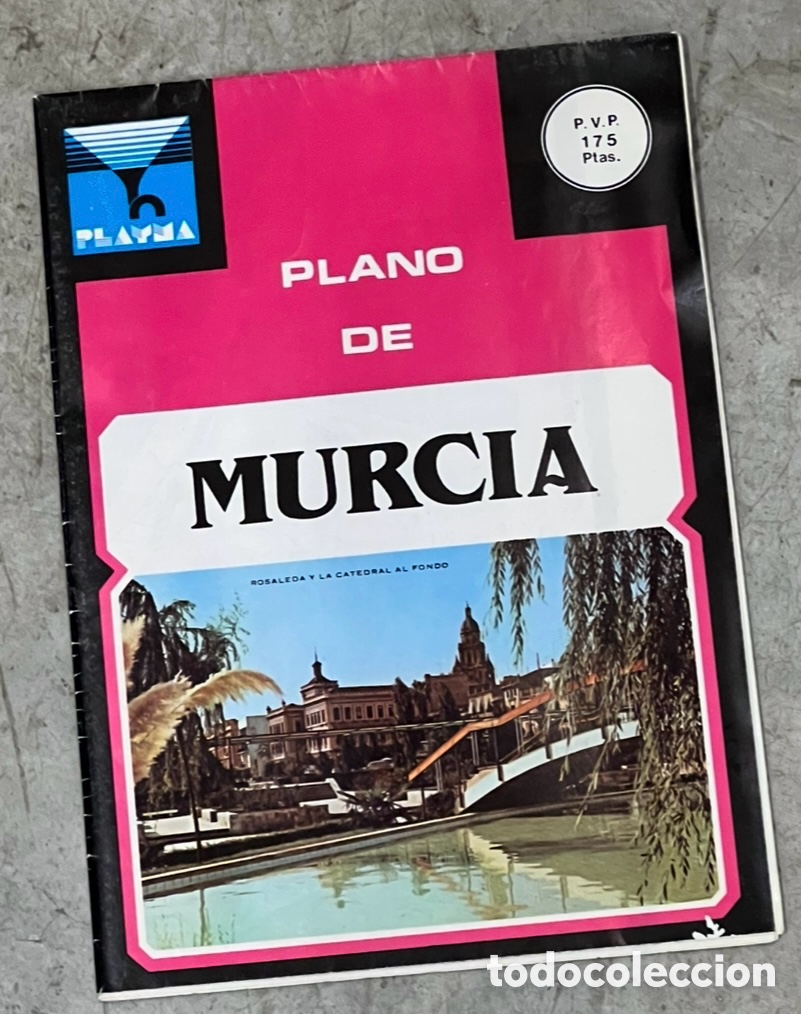 Mapas contempor&aacute;neos: Mapa. Plano de Murcia. Plasma. 1982. - Foto 1