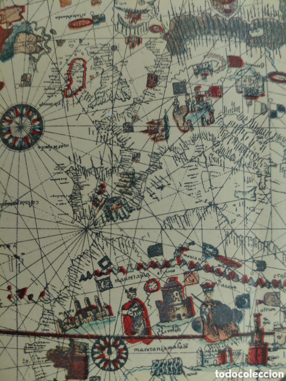 Mapas contempor&aacute;neos: MAPAMUNDI CATAL&Aacute;N DE 1375 - FACS&Iacute;MIL REDUCIDO - Foto 4