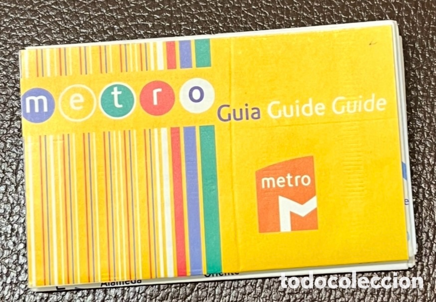 Mapas contempor&aacute;neos: Mapa. Guide Metro. Lisboa. Portugal. 2000&rsquo;. - Foto 1