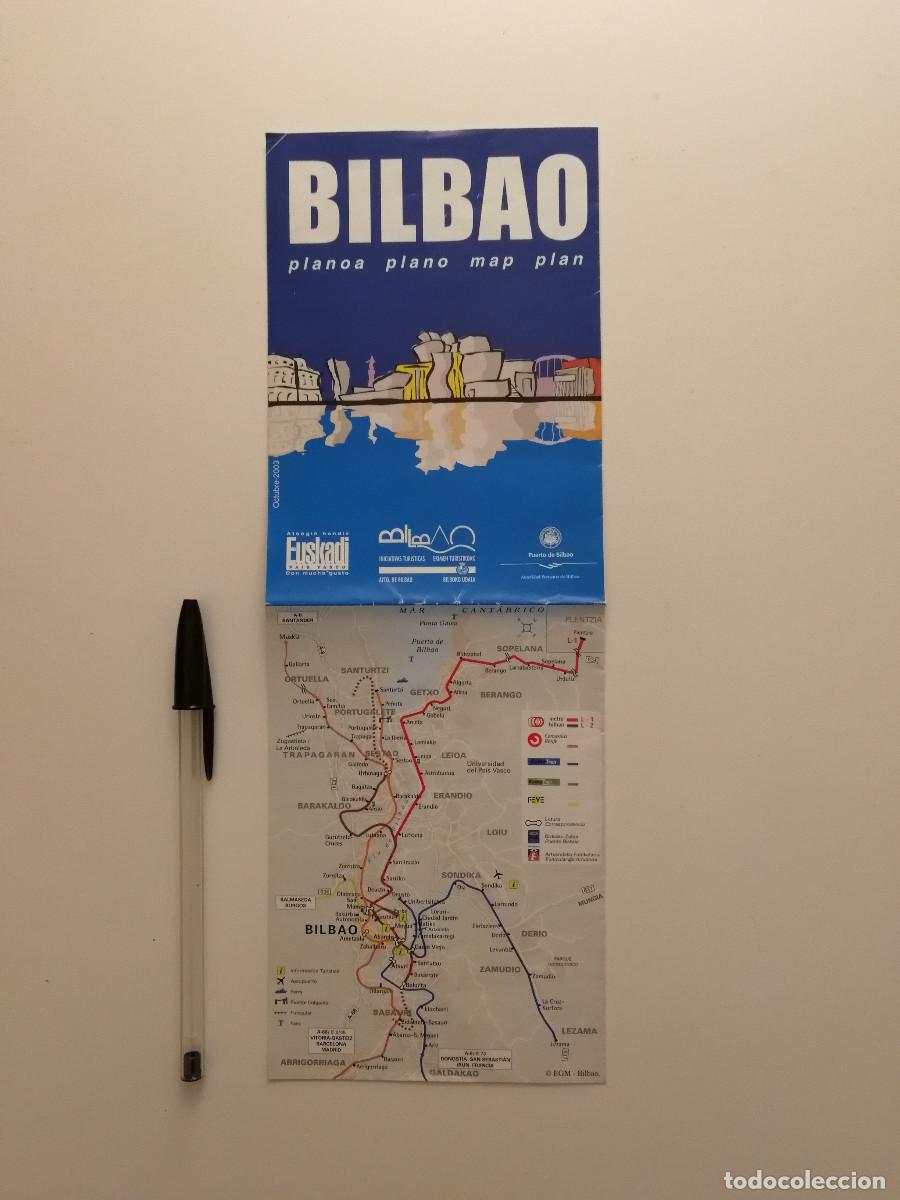 Mapas contempor&aacute;neos: MAPA PLANO - BILBAO - A&Ntilde;O 2003 - Foto 1