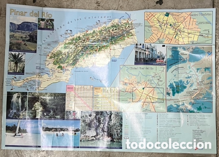 Mapas contempor&aacute;neos: Mapa Tur&iacute;stico Pinar del R&iacute;o. Cuba. 2005. - Foto 3