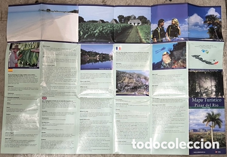 Mapas contempor&aacute;neos: Mapa Tur&iacute;stico Pinar del R&iacute;o. Cuba. 2005. - Foto 4