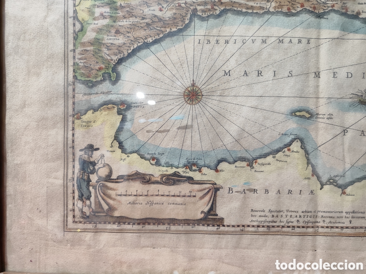 Mapas contempor&aacute;neos: Antiguo mapa litograf&iacute;a de Granada y murcia - Foto 4