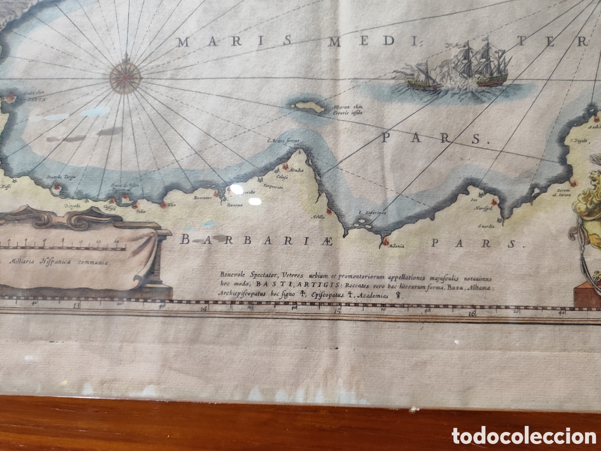 Mapas contempor&aacute;neos: Antiguo mapa litograf&iacute;a de Granada y murcia - Foto 6