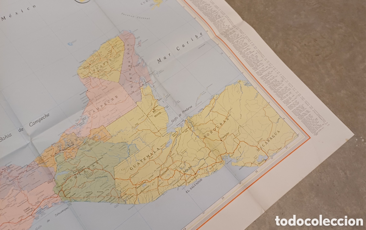 Mapas contempor&aacute;neos: Mapa del Mejico Imperial de Rand McNally - Foto 7