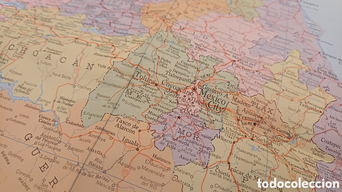 Mapas contempor&aacute;neos: Mapa del Mejico Imperial de Rand McNally - Foto 11
