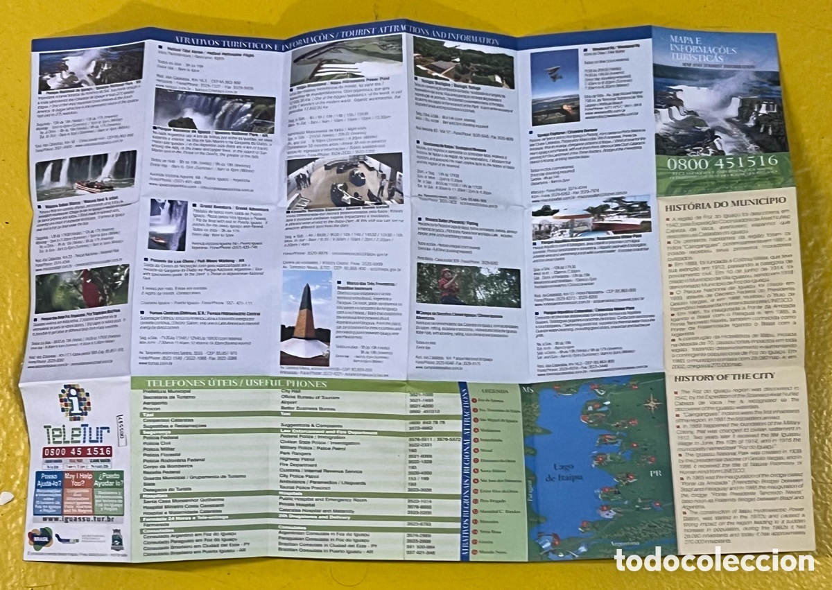 Mapas contempor&aacute;neos: Mapa. Foz do Igua&ccedil;u. Brasil. 2000. - Foto 3