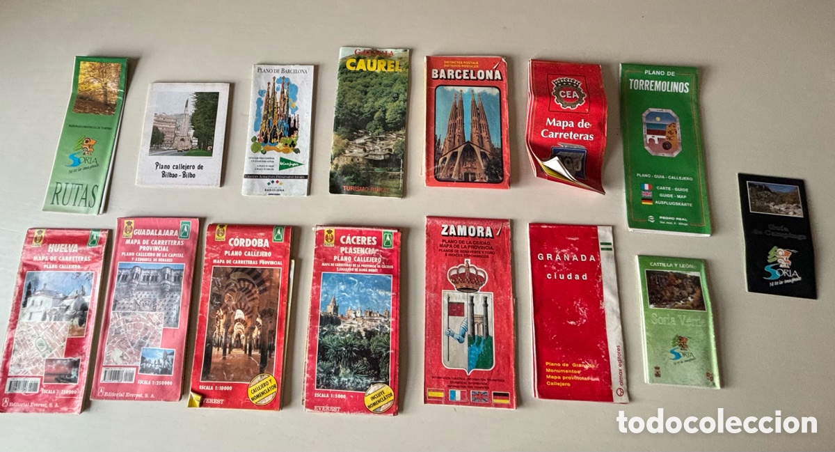 Mapas contempor&aacute;neos: Lote de varios planos y mapas - Foto 1
